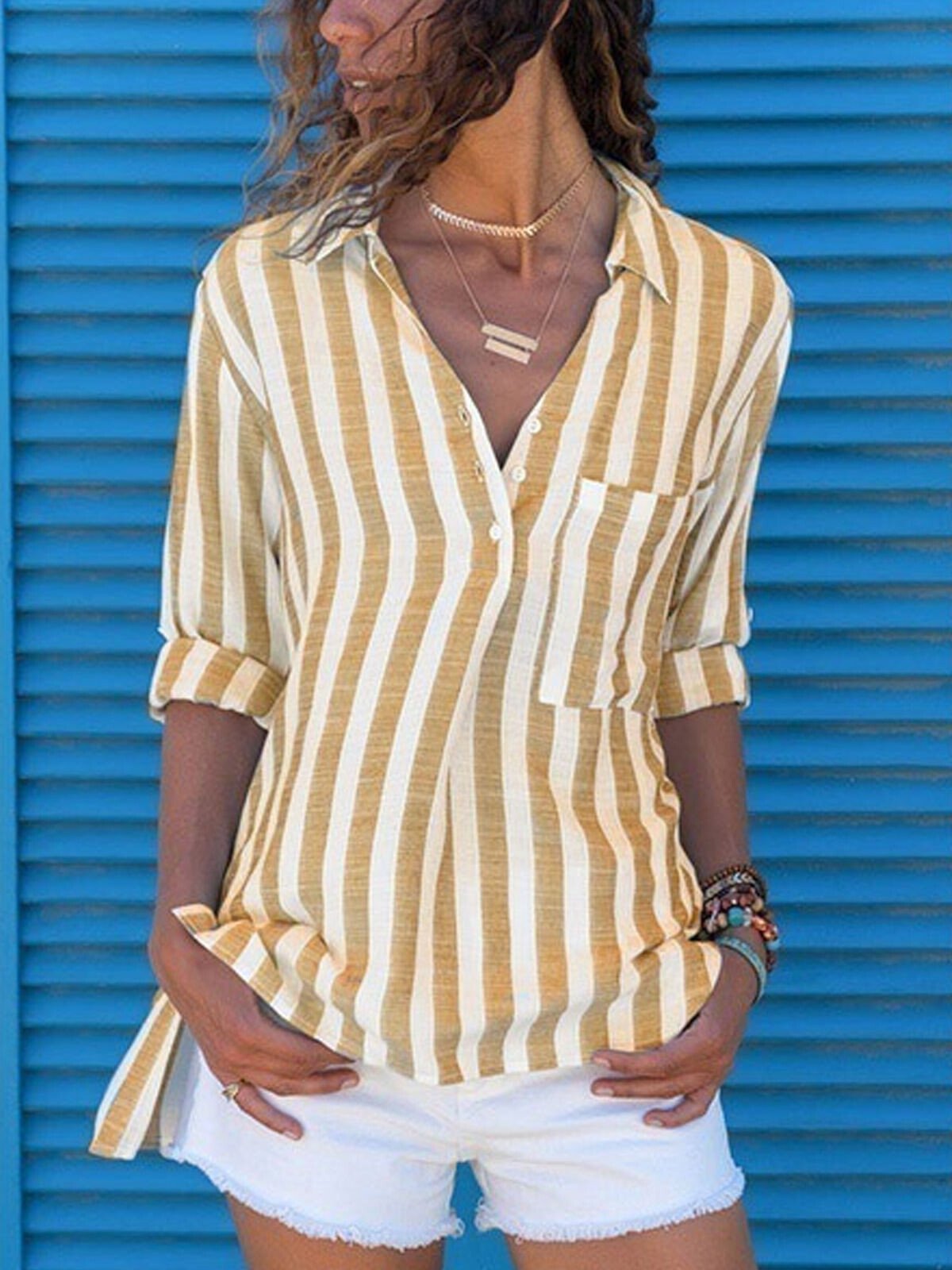Women's Casual Striped Shirt